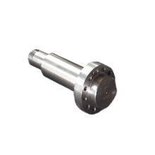 Precision machining forged alloy steel crusher rotor shaft